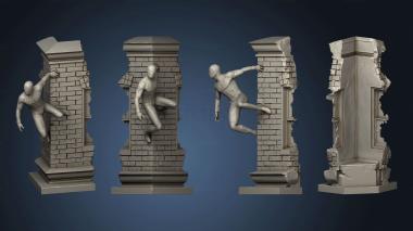 3D model Spiderman Wall (STL)