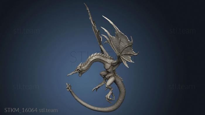 3D model Classic Cerulean Dragon (STL)