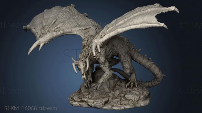 3D model Silk Red Dragon (STL)