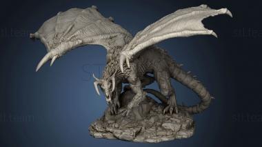 3D model Silk Red Dragon (STL)