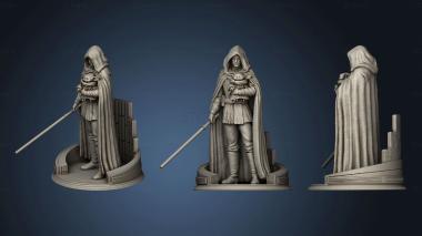 3D model Star Wars Luke Skywalker One Hood Grogu (STL)