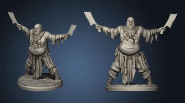 3D model City Angels Troops Citizen Militia black smith (STL)