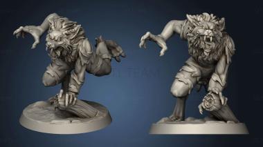 3D model Werewolf Hunters wolf (STL)