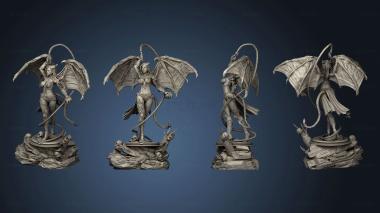 3D model Succubus Demon Two Small Platform (STL)