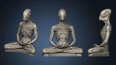 3D model Alien meditation (STL)