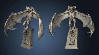 3D model Vampires Bats Bat stone (STL)