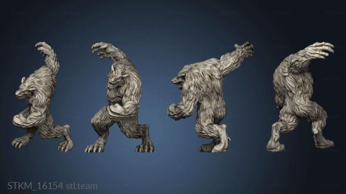 3D model werewolves Raised Claw (STL)