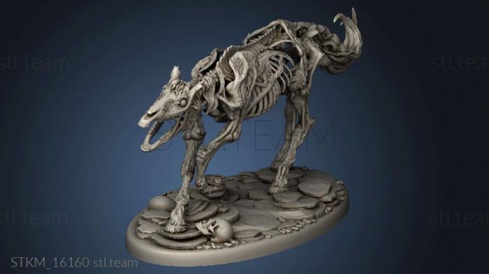 undead skeleton draugr horse