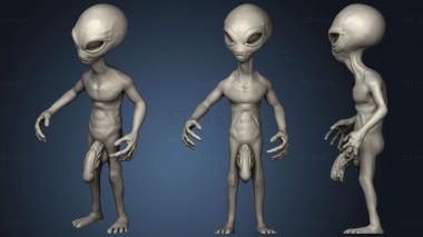 3D model Alien with Dick Balls (STL)