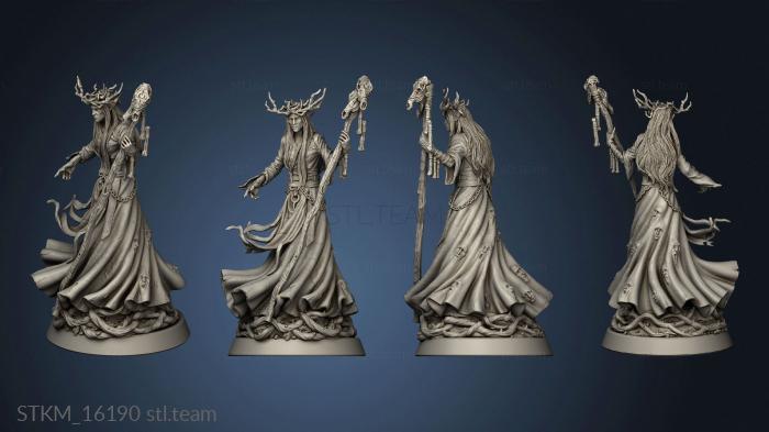 3D model Tangleheart Forest Unseelie Elf Mage (STL)