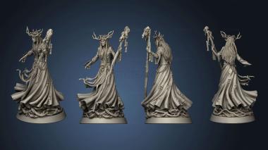 3D model Tangleheart Forest Unseelie Elf Mage (STL)