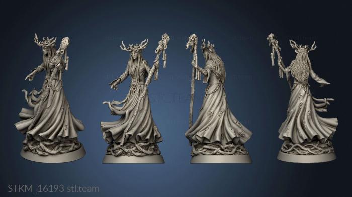 3D model Tangleheart Forest Unseelie Elf Mage (STL)