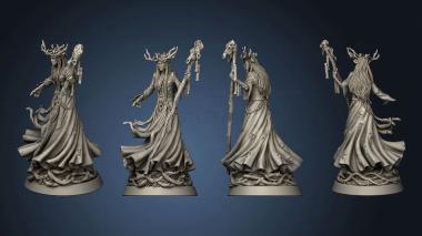 3D model Tangleheart Forest Unseelie Elf Mage (STL)