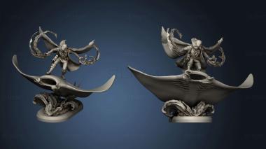 3D model The Carcarodonic Pirate Lords Manta Rider (STL)