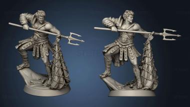 3D model The Crimson San Arena Retiarius Gladiator (STL)