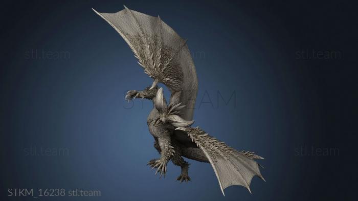 3D model Mhw Nergigante Sliced Nergi AL (STL)