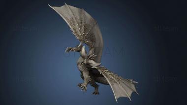 3D model Mhw Nergigante Sliced Nergi AL (STL)