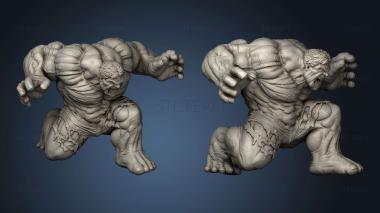 3D model Hulk DIORAMA KEYED (STL)