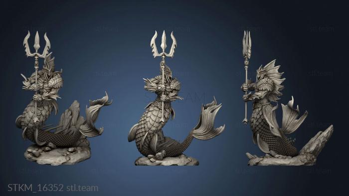 3D model The Trench Abyssal Depths Merrows (STL)