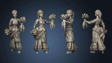 3D model Townsfolk Town Girl (STL)