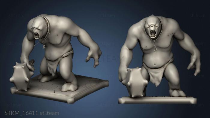 3D model troll lord the rings (STL)