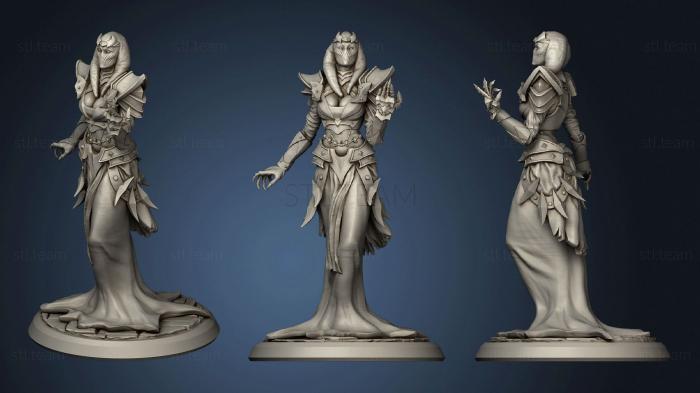 3D model Ancient Priestess 01 (STL)