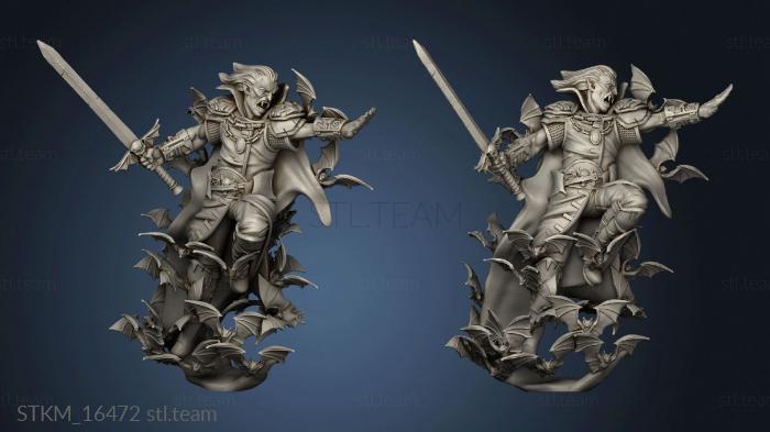 3D model Vampire Lord Attacking (STL)