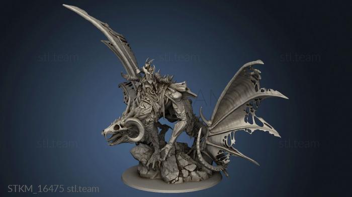 3D model Vampire Lord on Zombie Drake FCM (STL)