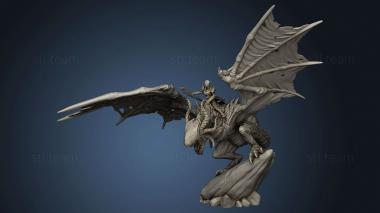 3D model Venaris Hellfire Wyvern Sciorra Rider Helm (STL)