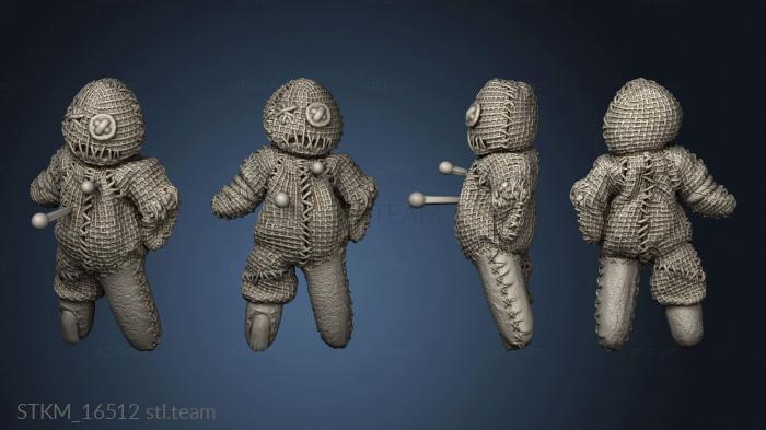 3D model Voodoo Doll pins (STL)