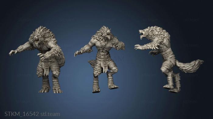 Werewolf Warrior Attacking