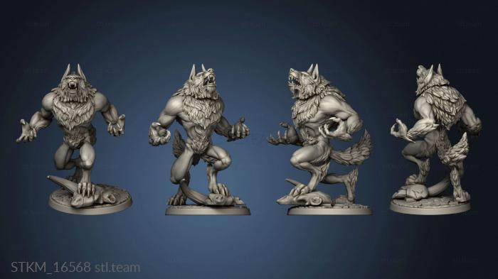 3D model White werewolf tavern Werewolves Furious (STL)