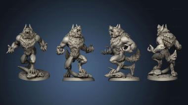 3D model White werewolf tavern Werewolves Furious (STL)