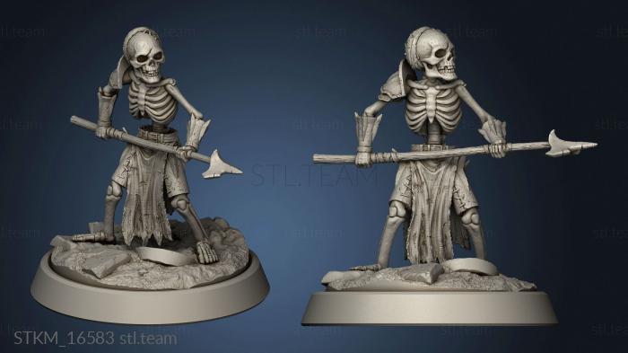 3D model Wight Apocalypse Skeleton Goblin (STL)