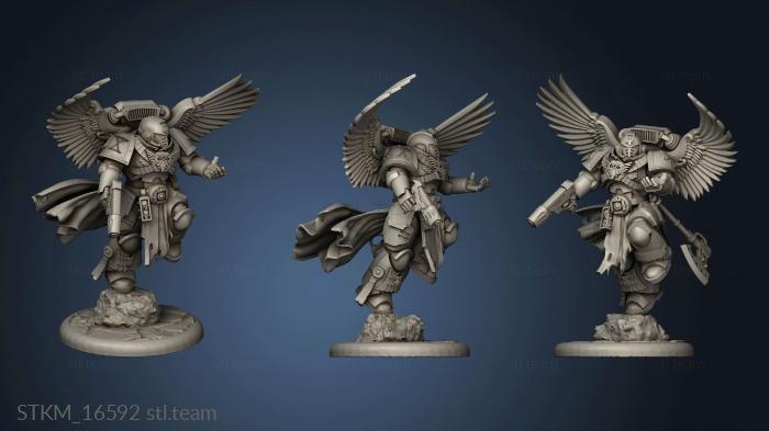 3D model Winged Raven Guard Librarian Raven Guard (STL)