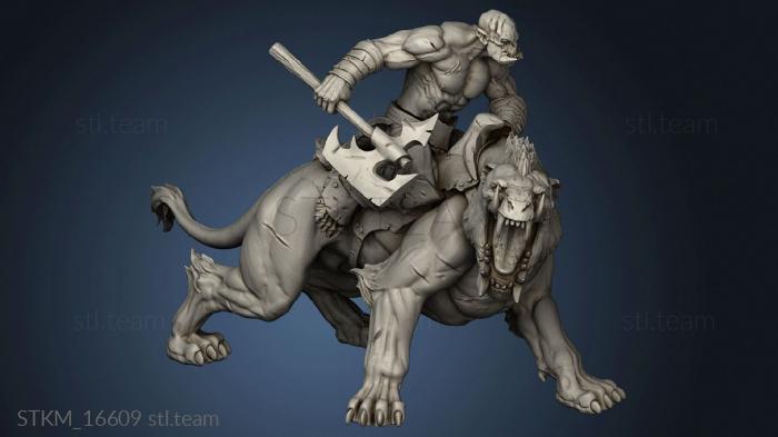 3D model Wolf Riders Wolfrider (STL)