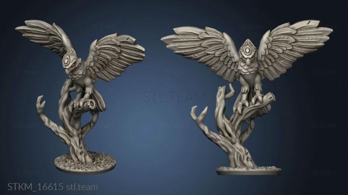 3D model Woodelfcharacters hawk rider hero (STL)