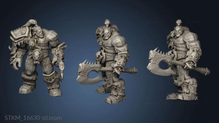 3D model world Warcraft Grommash Hellscream (STL)