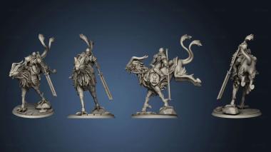 3D model Paladin Knights the Eternal Light Troops Mounted (STL)