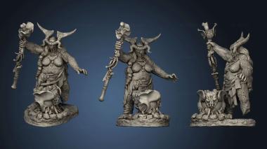 3D model Yetis Female Yeti smoke (STL)