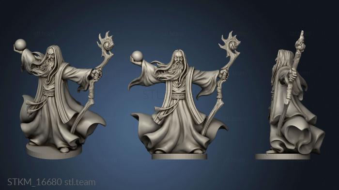 3D model hero dark saruman (STL)