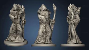 3D model Arcane wizard hero size (STL)