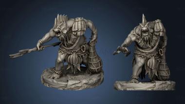 3D model The Trench Abyssal Depths Morlocks (STL)