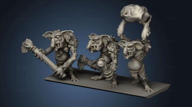 3D model orcs and goblins Trolls Troll Strip (STL)