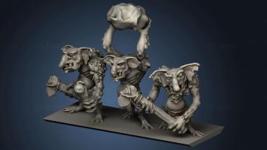 3D model orcs and goblins Trolls Troll Strip (STL)