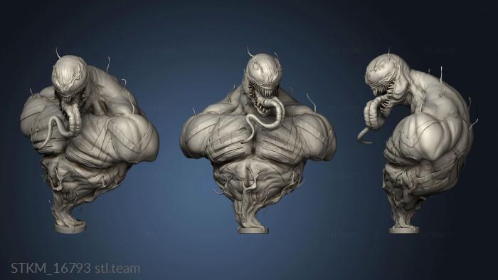 3D model Venom Coin Cabeza con encastrer (STL)