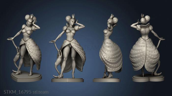 3D model Queen Hearts From Alice in Wonderland (STL)