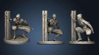 3D model village hope ninja pose (STL)