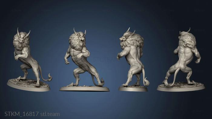 3D model Elves the Eternal Summits II Troops Overlord Crag Lions Leader (STL)