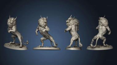 3D model Elves the Eternal Summits II Troops Overlord Crag Lions Leader (STL)